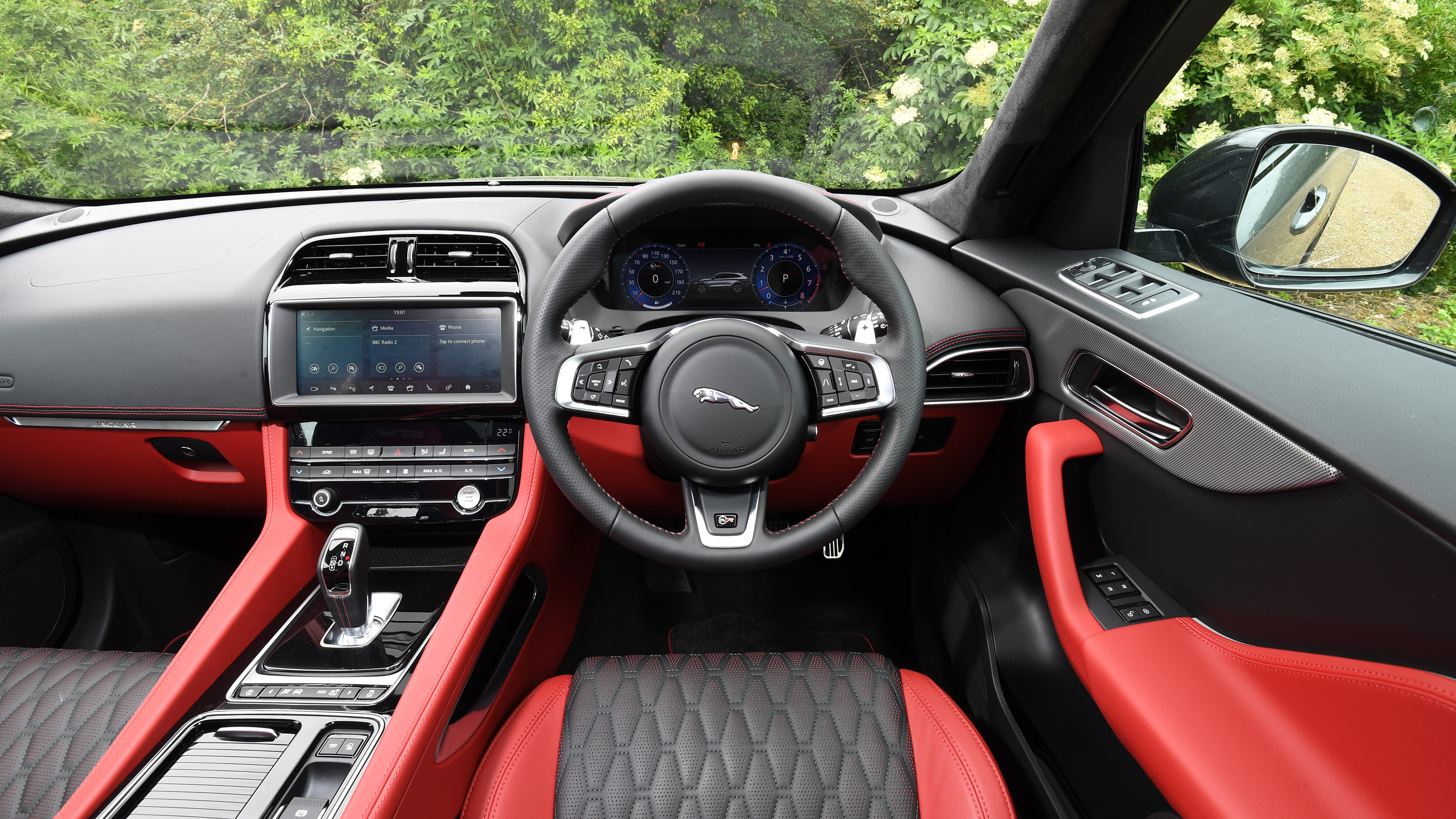 Jaguar F Pace 2019 Interior 2019 Jaguar F Pace Svr Color Firenze Red